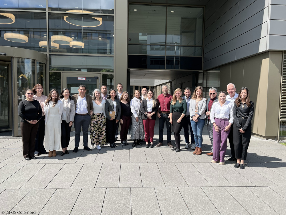 Das AFOS Team Kolumbien bem BIBB in Deutschland